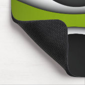 モダンmosepad,黒,灰色,緑,抽象芸術 マウスパッド (コーナー)