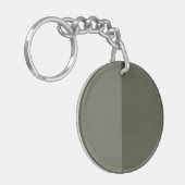 モダンMoss Split Acrylic Keychain – カスタマイズ可能 キーホルダー (正面左)