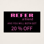 モダンNeon Pink Black参照カード (正面)