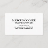 モダンNetwork Tech Security | ロ企業のゴ 名刺 (裏面)