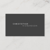 & モダンNo.7ミニマル名刺 名刺 (正面)
