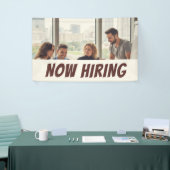 モダンOffice NOW採用バナープロフェッショナルチーム 横断幕 (トレードショー)