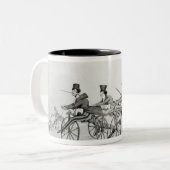 モダンOlympics', c.1820 ツートーンマグカップ (正面左)