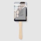 モダンOverlayの結婚写真 ハンドファン (裏面)