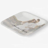 モダンOverlayの結婚写真 ペーパープレート (傾斜あり)