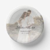 モダンOverlayの結婚写真 ペーパーボウル (正面)