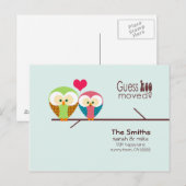 モダンOwl – お知らせ 案内ポストカード (正面/裏面)