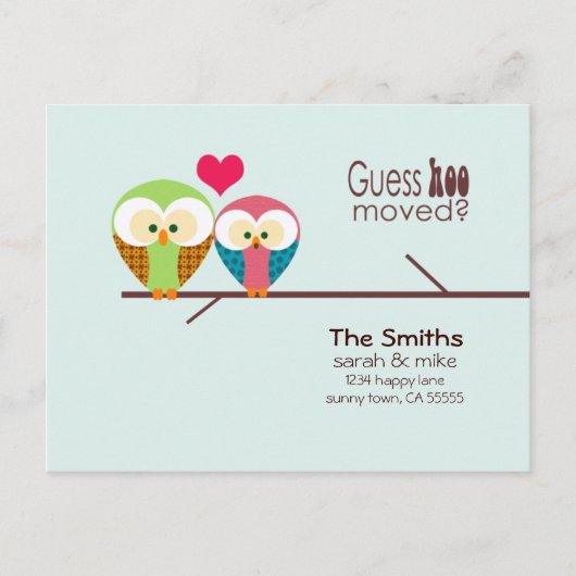 モダンOwl – お知らせ 案内ポストカード (正面)