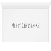 モダンPHOTOクリスマスカーパーソナライズされたド (内部横(下))