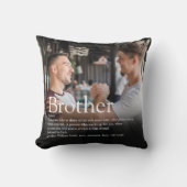 モダンPhoto クール Brother Ever Definition(写最高の真Brother クッション (正面)
