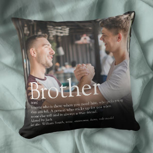 モダンPhoto クール Brother Ever Definition(写最高の真Brother  クッション