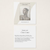モダンPhoto Artisanジュエリー気にカード (正面&裏面)