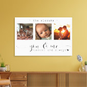 モダンPhoto Collage You & Me Forever キャンバスプリント (インサイチュ (リビング))