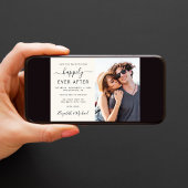 モダンPhoto Cream結婚's セーブザデート