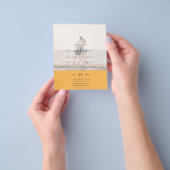 モダンPHOTO OVERLAY結婚文字 チラシ (手)