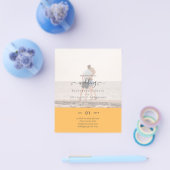 モダンPHOTO OVERLAY結婚文字 チラシ (シングル)