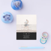 モダンPHOTO OVERLAY結婚文字 チラシ (シングル)