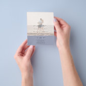 モダンPHOTO OVERLAY結婚文字 チラシ (手)