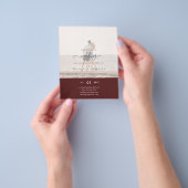 モダンPHOTO OVERLAY結婚文字 チラシ (手)