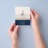 モダンPHOTO OVERLAY結婚文字 チラシ (手)