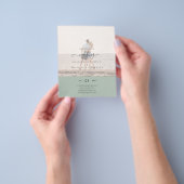 モダンPHOTO OVERLAY結婚文字 チラシ (手)