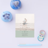 モダンPHOTO OVERLAY結婚文字 チラシ (シングル)