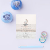 モダンPHOTO OVERLAY結婚文字 チラシ (シングル)