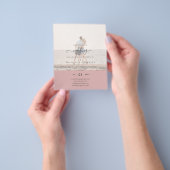 モダンPHOTO OVERLAY結婚文字 チラシ (手)