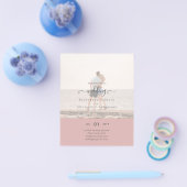 モダンPHOTO OVERLAY結婚文字 チラシ (シングル)