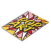 モダンPOPアート レトロコミックブック ノート (左側)