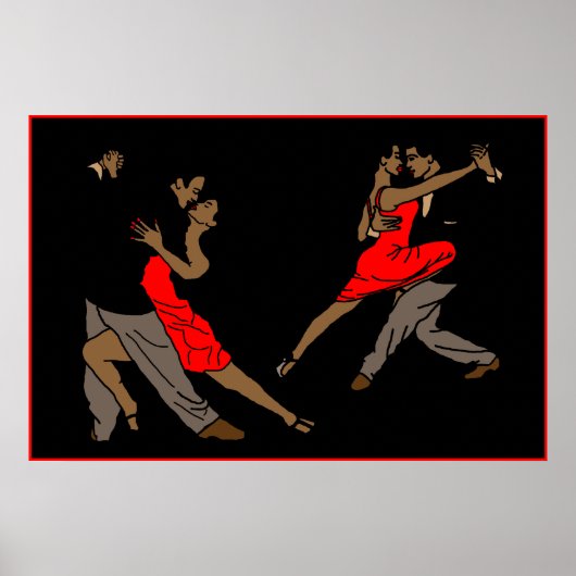 モダンposter2black ポスター (正面)