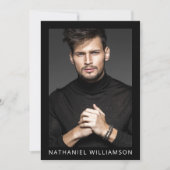 モダンPro Model 5フォトコンポジットカード 招待状 (正面)