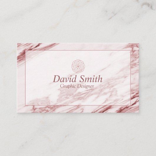 モダンQRコーカスタムドグラフィックデザイナーバラ金ゴールド 名刺 (正面)