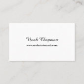 モダンQRコードエレガント実在不動産業者 名刺 (裏面)