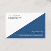 モダンQRコードシンプルプロフェッショナル企業のBusin 名刺 (裏面)