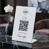 モダンQRコードレビュー Googleフィードバック 台座サイン