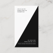 モダンQRコーミニマルドロゴのソーシャルメディ企業のア 名刺 (裏面)