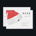 モダンRed Santa Hat Christmas Wedding RSVP<br><div class="desc">このSanta HatクリスマスデザインRSVPはシンプルクリスマスでモダン、今日のクリスマスに最適結婚である。サンタ・ハット・クリスマスのデザイン結婚にマッチする。このRSVPはクリスマスのパーティの招待状にも使える。変更を行うには、「このテンプレートをパーソナライズ」リンクを選択して独自の情報を入力する。「もしこれ以上のクリックこクリックとを調整する必要がある。プレビューは何が印刷されているかをよく確認しなさい！必要救済なデザインまたは配置クリックでは「デザイ頼ナー」リン</div>