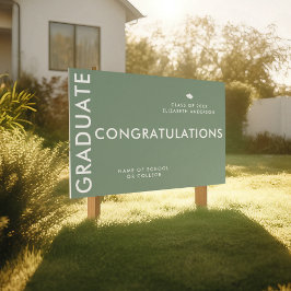 モダンSage Green大学院生カスタム生 アウトドアサイン