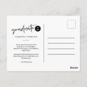 モダンSage Green College High Schoolの写真 ポストカード (裏面)