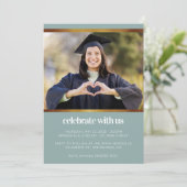 モダンSage Photo卒業 招待状 (スタンド正面)