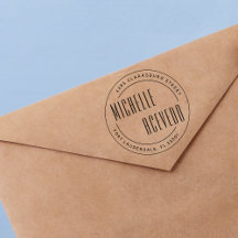 モダンSans Serifタイポグラフィフォーマル差出人住所