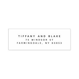 モダンSans Serif差出人住所自己手書きスタンプ セルフインキングスタンプ