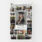 モダンScript 20エレガント Photo Graduation 横断幕 (縦)