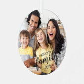 モダンSCRIPT FAMILY 2写真カスタム色 メタルオーナメント (正面左)