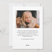 モダンScript Happy New Year 3月2日写真 シーズンカード (裏面)