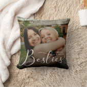 モダンScript Photo Besties Gift クッション (ブランケット)