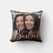 モダンScript Photo Besties Gift クッション (正面)