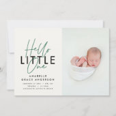 モダンscript photo hello little one (正面)