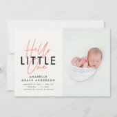 モダンscript photo hello little one (正面)